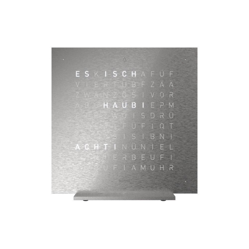 QLOCKTWO EARTH 13.5 | Full Metal