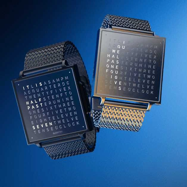 QLOCKTWO Wrist | Fine Steel