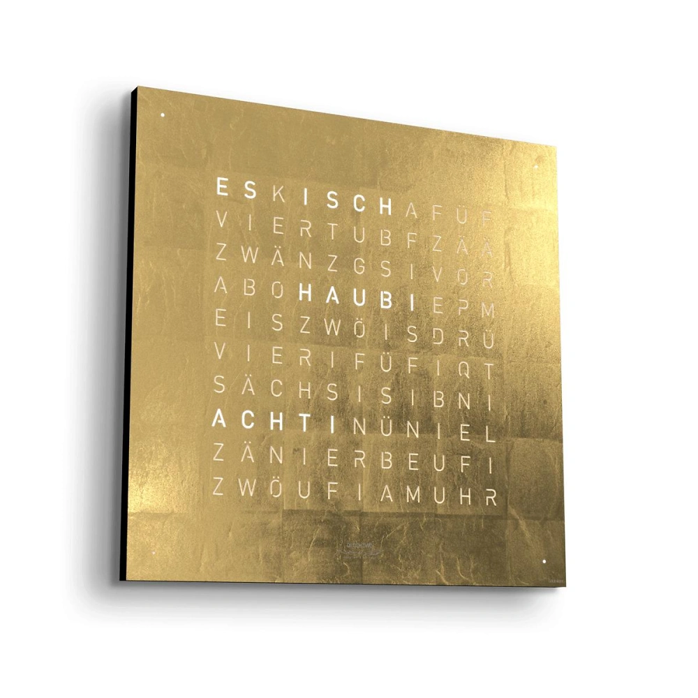 QLOCKTWO EARTH 45 | Gold