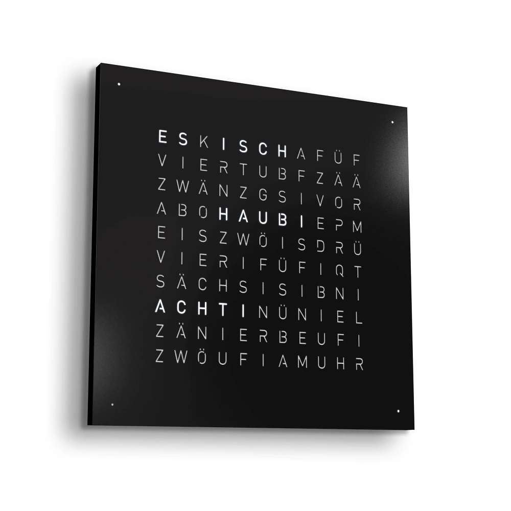 QLOCKTWO EARTH 45 | Black Pepper