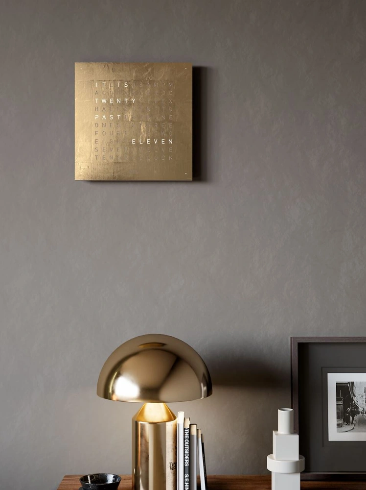 QLOCKTWO EARTH 45 | Gold