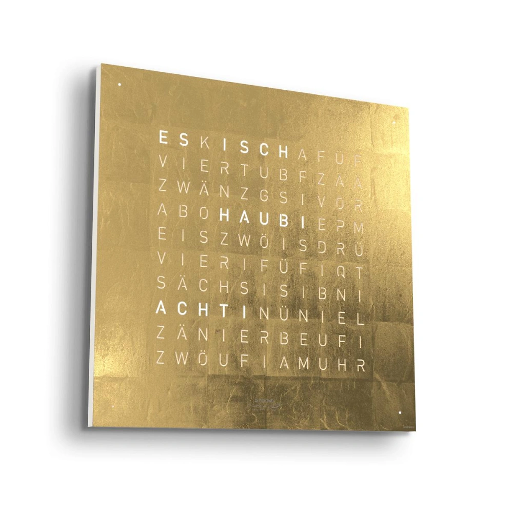 QLOCKTWO EARTH 45 | Gold
