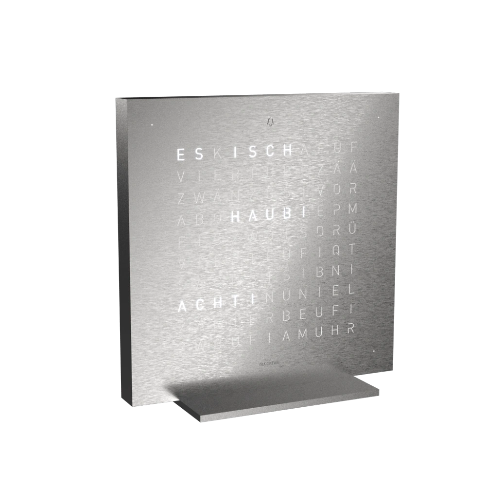 QLOCKTWO EARTH 13.5 | Full Metal