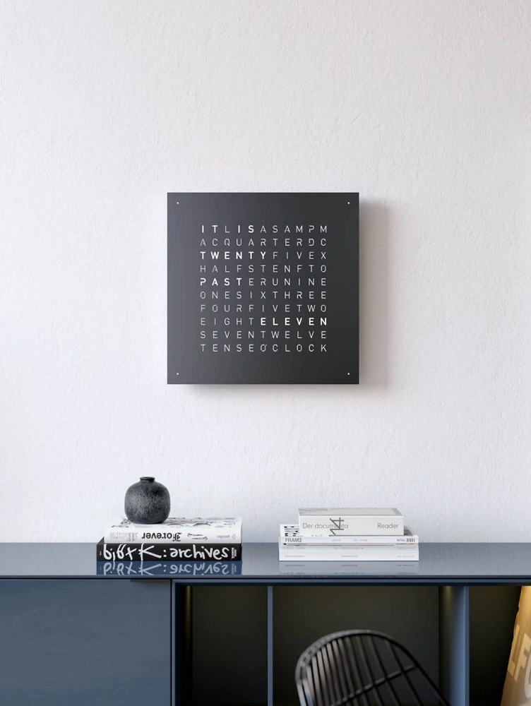 QLOCKTWO EARTH 45 | Black Pepper