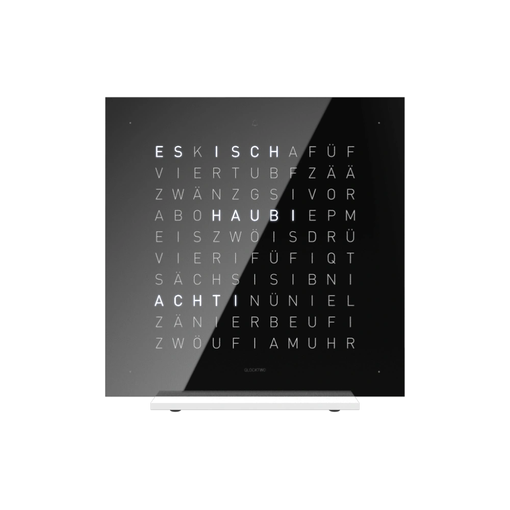 QLOCKTWO FRONTCOVER EARTH 13.5 | Black Ice Tea