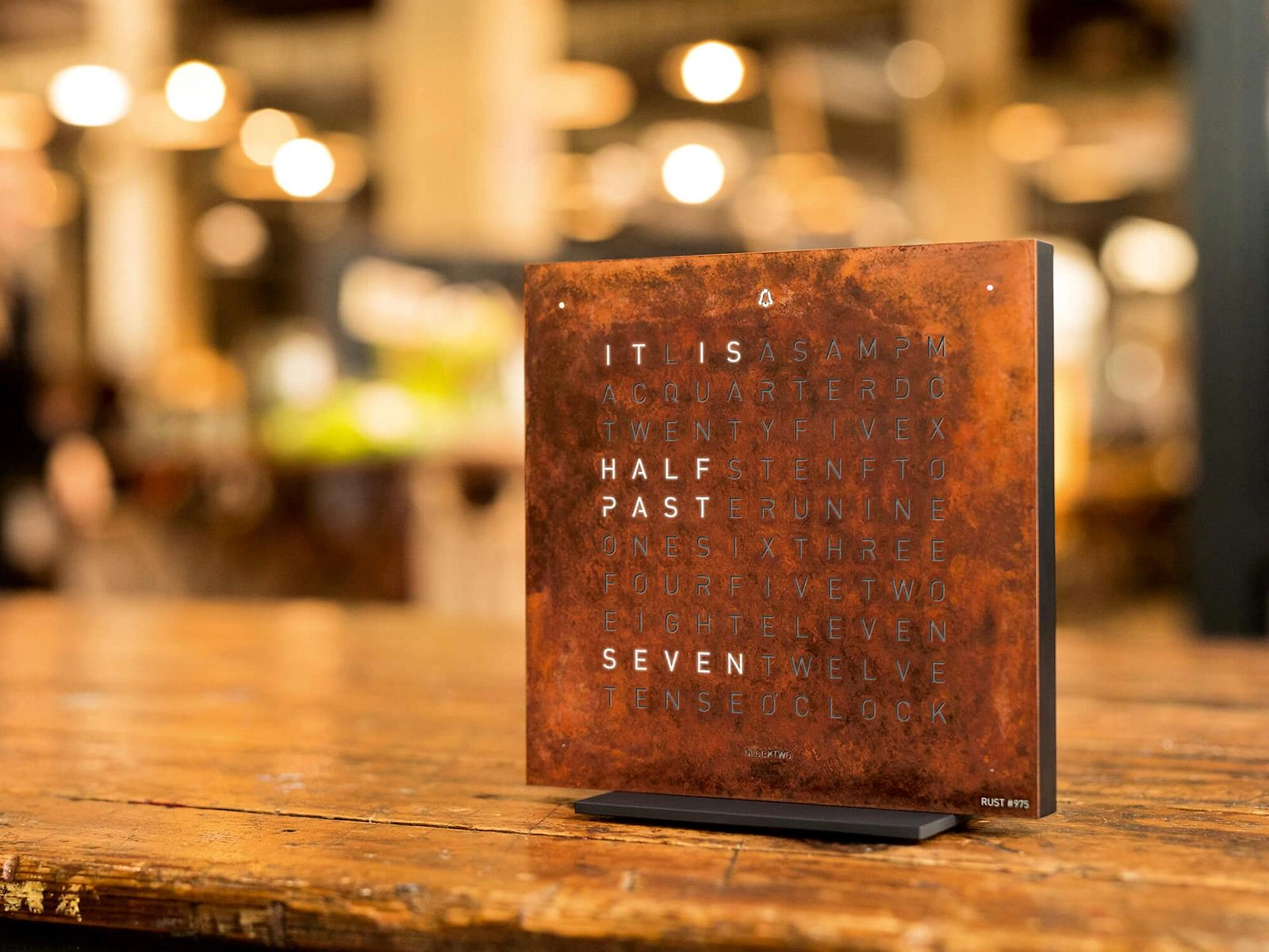 QLOCKTWO EARTH 13.5 | Rust