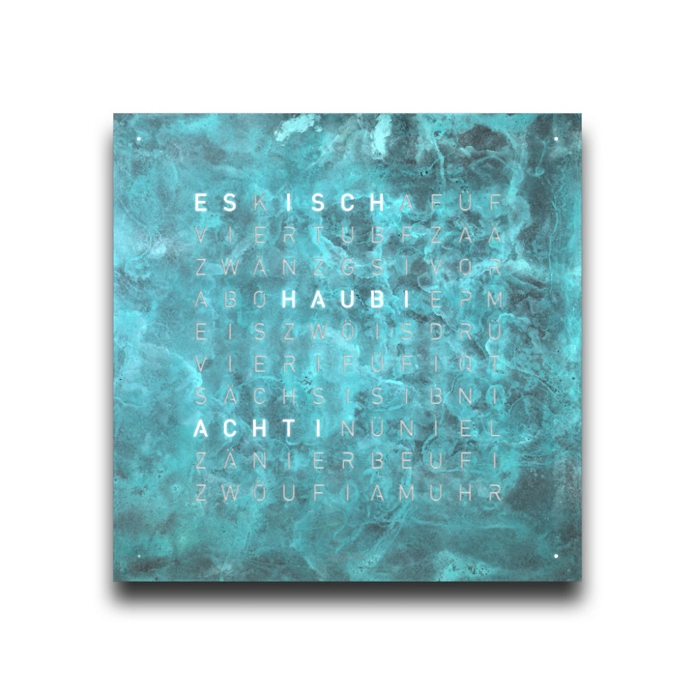 QLOCKTWO EARTH 90 | Vintage Copper