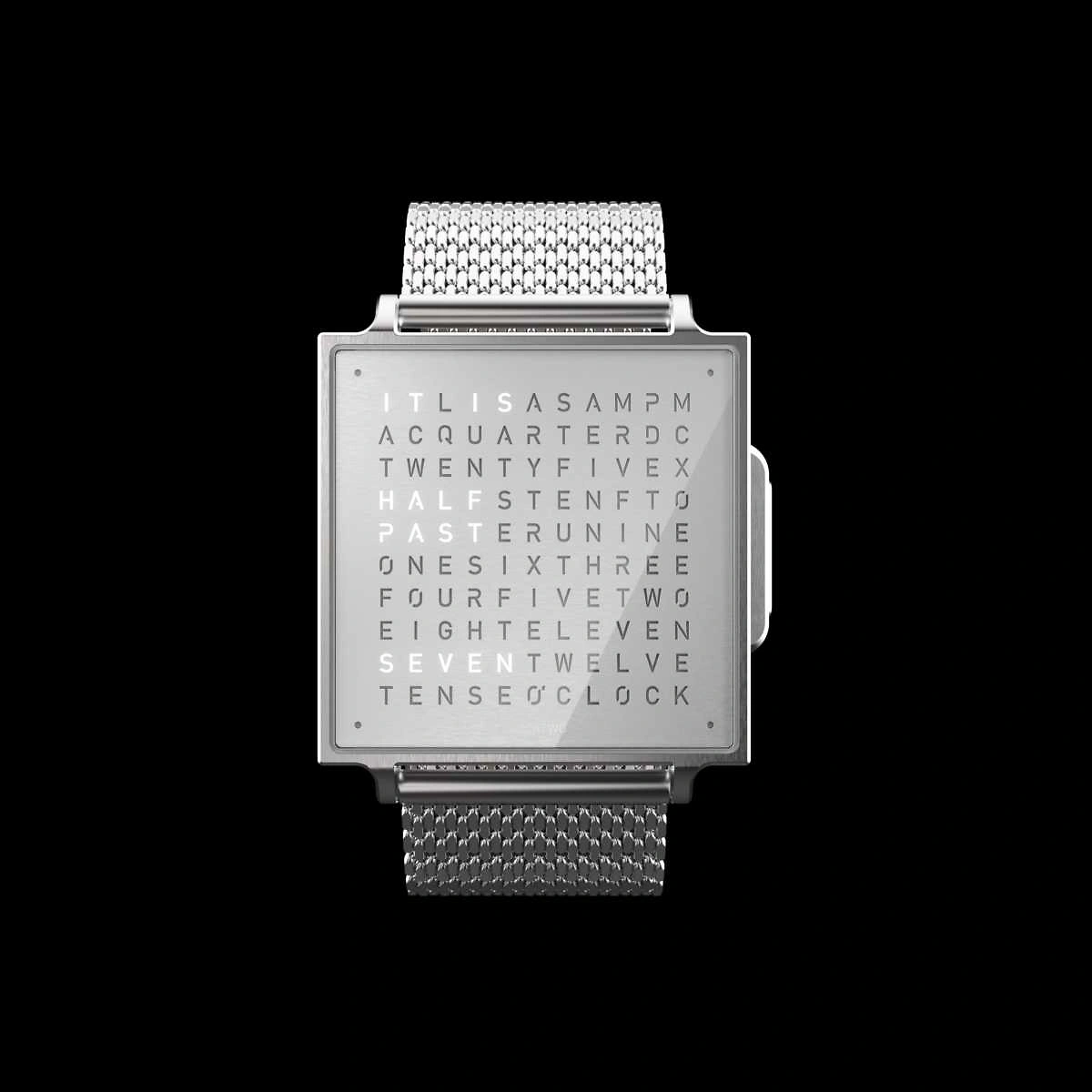 QLOCKTWO Wrist | Fine Steel