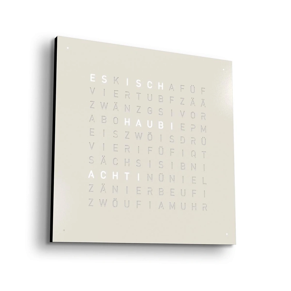QLOCKTWO EARTH 45 | White Pepper