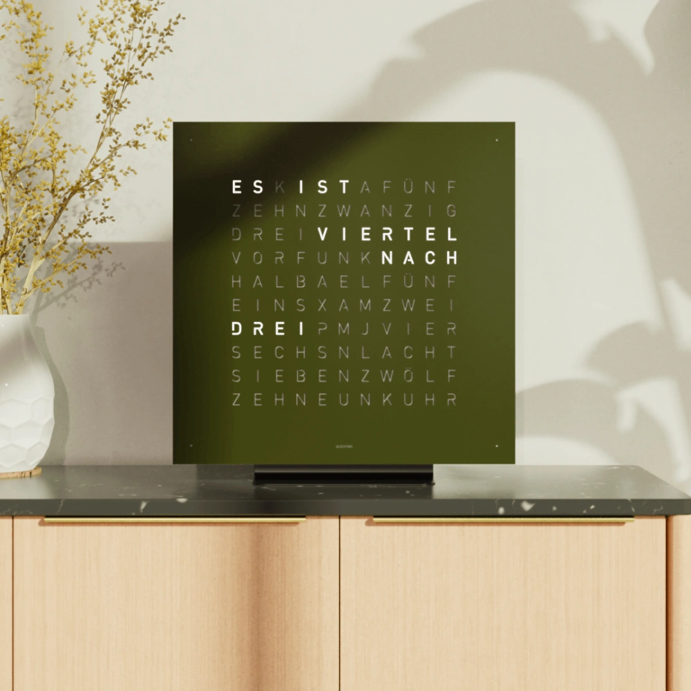 QLOCKTWO EARTH 45 - Olive