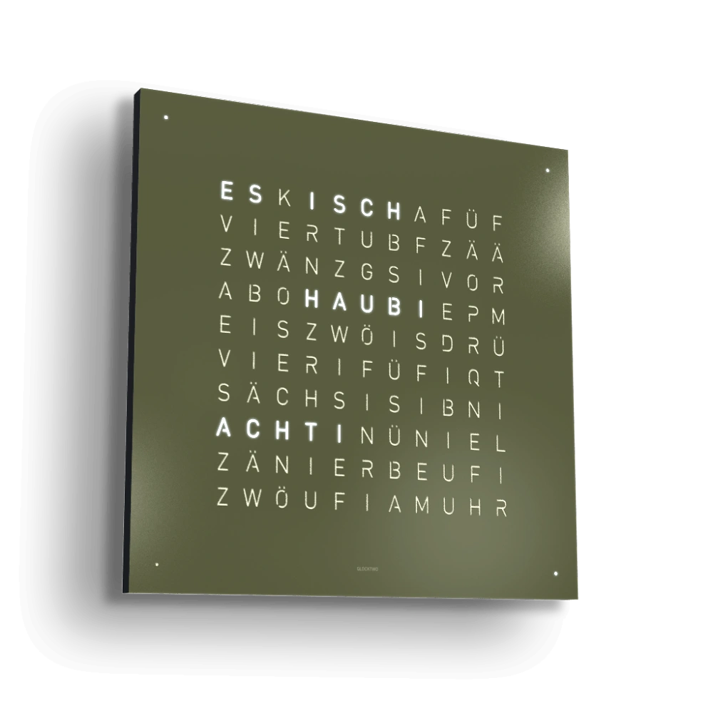 QLOCKTWO EARTH 45 - Olive