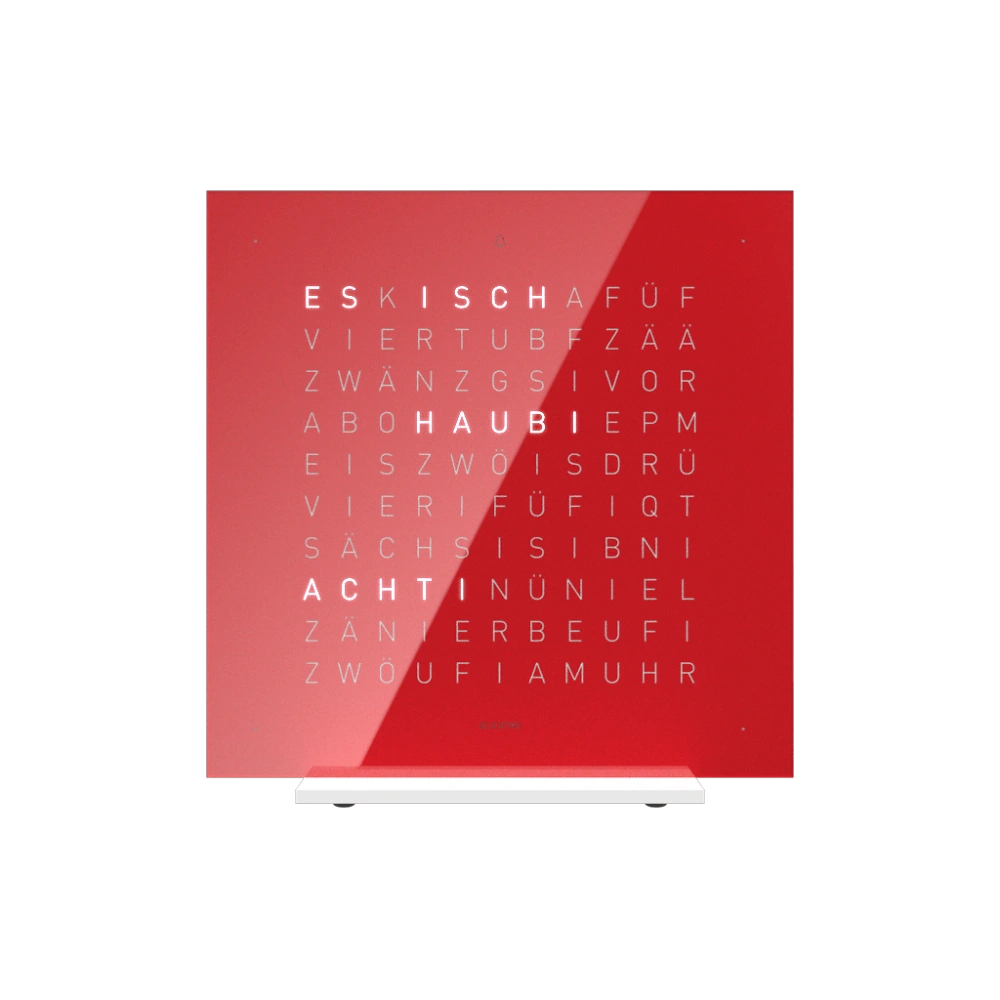 QLOCKTWO EARTH 13.5 PURE | Cherry Cake