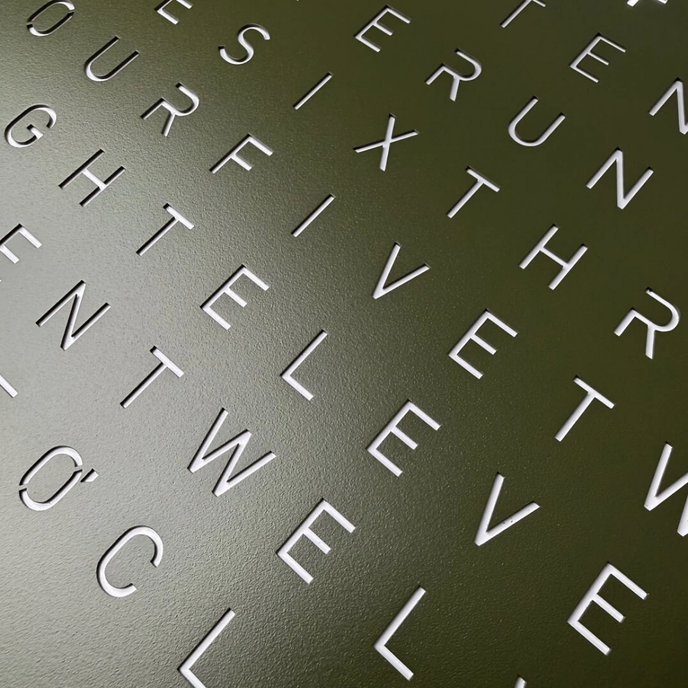 QLOCKTWO EARTH 45 - Olive